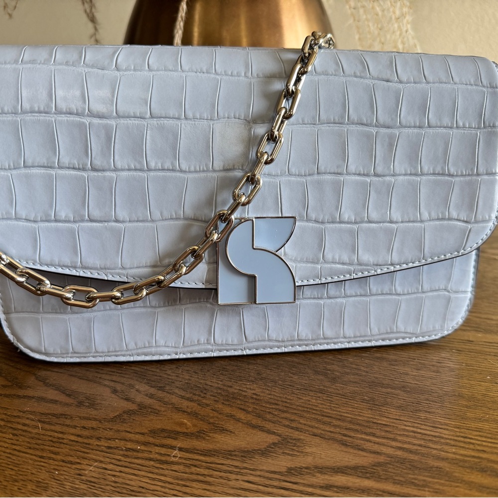 NWT Kate Spade Dakota Croc-embossed Medium Convertible Shoulder Bag